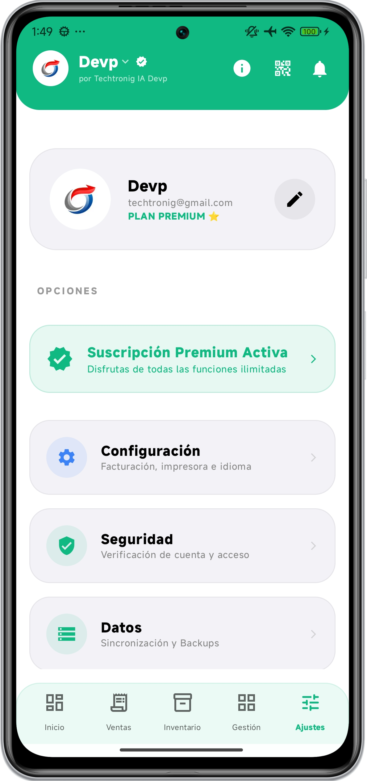 Shift Management Screen